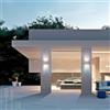 generic Applique da Parete per Esterni a LED con sensore di Movimento, Lampada su e Giù, IP65, Impermeabile, Ricaricabile Tramite USB, Controllo Touch 2700K/4500K/6500K, per Balcone, giard