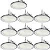 Hondony 10PC 800W Faretto LED UFO, Bianco freddo 6500K 80000lm,Lampada Officina Super Luminose Bianco Freddo, IP65, Lampada LED per Garage, Magazzini, Fabbrica, Stadio Coperto