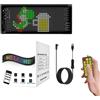 Generic Pannello schermo LED programmabile - flessibile 7 x 3 pollici, display a matrice LED, controllo app, lunga durata, creativi, insegna LED digitale per finestrino auto, con testo a scorrimento per