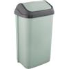 keeeper Cestino con Coperchio Basculante, 50 L, 38,5 x 29 x 66 cm, Swantje, Verde (Nordic Green)