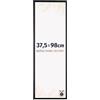 Dutch Frame Factory - Cornice 37,5x98 cm Nero Opaco - Plastica | Vetro acrilico antiriflesso, Montaggio a parete, Adatta per foto, poster o puzzle, Made in Holland