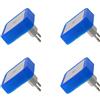 Othmro 4 Pezzi Luce Notturna Presa per Bambini, Luce Notturna LED con Sensore Crepuscolare, Blu Luce Notturna Bambini per Soggiorno, Bagno, Corridoio, Cucina, Scale