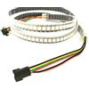 Rongda Smart Home 1M 144 Pixel/LED APA102 Nero PCB DC5V Colore indirizzabile individuale