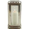 D4G Design4Grab designgrab Lampada per tomba Royal in acciaio inox, lenti in vetro trasparente