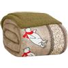 Home Tresor Coperta Plaid in Pile Invernale, Morbida e Calda, Finta Pelliccia Pelosa, Divano/Singola/Matrimoniale, Doppio Lato Flanella Sherpa - Due Piazze 230 * 200, Abbraccio Polare