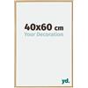 yd. Your Decoration - Cornice 40x60 cm - Faggio Chiaro - Cornice Decorativa Parete in Plastica con Vetro in acryl - Antiriflesso - 40x60 Cornice - Evry