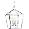 JONATHAN Y JYL7436C Lampada a Forma di Lanterna a Forma di Pagoda, In Metallo, Regolabile, per Sala da Pranzo, Soggiorno, Cucina, Atrio, Camera da Letto, Corridoio, 31 cm, Cromata