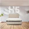 Comfy Line Topper memory ALTO 5 Cm morbido | TOPPER MEMORY per Adolescenti e adulti singolo 85X195 Cm | Topper sfoderabile MADE IN ITALY anallergico con elastici per fissaggio - MAYA H5