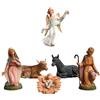 ICE TOYS personaggio presepe nativita misura 30 cm artigiano (SET 6, 30CM)