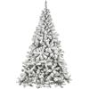 Nataland Albero di Natale Artificiale Verde Innevato Modello Trivor Altezza 300 Cm, Abete Super Folto con Effetto Realistico e Rami Con Aghi Anticaduta