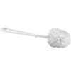 Tomaino Scopino wc, spazzolino per water in plastica bianco