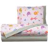 Smart Deco Home Completo lenzuoline lenzuolini set lenzuola stampa fantasia 100% cotone made in italy per lettino lettino con sbarre bimbo bimba bimbi neonato bebe LETTINO ZOO VERDE