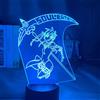KJsdaADSA Anime ha condotto la lampada Night Light Illusion Light Soul Eater Maka Albarn Lamp 3D per Kid Arredamento camera da letto Illuminazione Regalo per bambini 16 colori