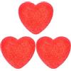 PRETYZOOM 3 Pz Decorazione di San Luci del Cuore di San Luci della Camera da Letto Romantica Lampada Cuore Rosso 3D Bambino Portato Elettronico Luce Notturna