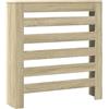 vidaXL Copertura Termosifone Rovere Sonoma 78x20x82 Legno Multistrato