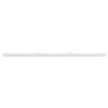 Top Light Rosone Rettangolare Metallo Bianco 4 Fori 80X4Cm