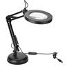 Wakects Lampada Scrivania Ingrandente 5 Diottrie, 8W USB LED Lampada con Lente d'Ingrandimento, per esteista,esteticia,Laboratorio e lavori di precisione ingrandimento
