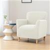 uyeoco Copripoltrona 1 Posto con Braccioli Relax Reclinabile Universale Copri Poltrona Elasticizzato Lavabile Rimovibile Fodera per Poltrona Poltroncine Relax Copertura per Poltrona Elettrica Reclinabile ( C
