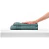 COGAL® - Set Asciugamani 620 gr/mq Modello Ranger Plus - 40x60 cm + 60x100 cm - Spugna 100% Cotone, con Riccio Alto, Morbido e Ultra Assorbente - LAVANDA BLU
