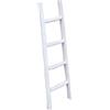 Biscottini Scaletta porta asciugamani bagno 100x7x28 - Scala Decorativa in Legno - Scala portasciugamani - Scaletta legno appendi asciugamani - Portasciugamani da parete Metallo, Bambu