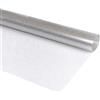 Russo Tessuti Tovaglia Trasparente Glitter Argento Multicolor Specchio Glitterata PVC Cucina -X12 Arrotolato