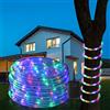 Ikodm Tubo luminoso a LED per esterni, 30 m, 720 LED, con timer e 8 modalità, tubo luminoso per esterni, impermeabile, colorato, per giardino, festa, Natale, matrimonio