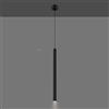 IBalody Lampada a Sospensione a LED in Alluminio Lampada a Sospensione a Tubo Lungo Moderna Lampada a Sospensione cilindrica da 3 W con Cilindro a Goccia per Sala da Pranzo a Isola della Cucina