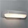 damastoreitalia Universo Applique LED da Esterno 12W Bianco - Luce Naturale 4000K IP65 - Lampada da Parete Rettangolare per Giardino, Muro, Ingresso - 1200 Lumen - Design Moderno in ABS(Bianco - Luce naturale 4000K)