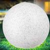 BAKAJI Lampada Design Sfera da Giardino Diametro 40 cm Luce Illuminazione Esterno da Terra o Tavolo Attacco E27 Lampadina Max 35 W Decorazione Effetto Pietra con Picchetti di Fissaggio Terreno