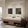 Alasta Atlanta Specchio Bagno LED 80x80cm Antiappannamento, Retroilluminato, Personalizzabile, Rettangolare, Selezione Colore Luce