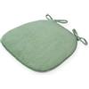 uyeoco Cuscino per Sedia da Pranzo, Cuscino per Sedia Cuscini per Sedia,Set di 4/2/1 Cuscini per Sedia da Pranzo Trapezio, con Lacci Cuscino Confortevole Resistente, Facile da Pulire(36#,2pcs)