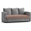 PAULATO BY GA.I.CO. PAULATO - Copridivano Impermeabile Antiscivolo - Runner Salvadivano per Cani e Gatti - Lavabile in Lavatrice, Made in Italy - Marsala 63x170 cm 3 Posti