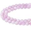 NBEADS 1 Filo di Circa 49Pcs 8mm Grado A Natural Round Kunzite Gemstone Beads 15.5per Bracciale Collana Orecchini Creazione di Gioielli Artigianato Design