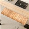 Comart - Tappeto Cucina Malaga - Passatoia 100% PVC - Antimacchia - Antiscivolo - Impermeabile - Tappetino Lavabile in Lavatrice - Corsia Moderna per Cucina e Corridoio - Legno Beige - 55x170 cm