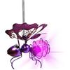 Shenrongtong Luce a a energia solare, Lanterna da giardino a luce solare a LED, statue in metallo Decorazione da giardino, Ape/coccinella/farfalla Luci solari con primavera, Luci animali solari per