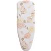 Wxlmom Copri Asse Da Stiro 130X45 Fiori Rosa E Gialli Moderno Con Copriasse Da Stiro In Cotone Adatto Alla Stiratura A Vapore,Con Corda,Con Riflesso Termico,Stiratura Rapida