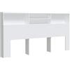 vidaXL Testiera con Contenitore Bianco 200x19x103,5 cm