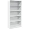 vidaXL Armadio Bianco 100x50x200 cm in Legno Tecnico