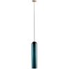 LEOSHI Lampada a sospensione moderna in vetro, lampada a sospensione a cilindro in vetro trasparente vintage, mini lampada da soffitto lampada a sospensione lampadario per arredamento isola cucina ingresso
