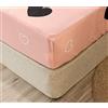 Chickwin Lenzuolo Matrimoniale con Angoli, Rosa Lenzuola una Piazza e Mezza 150 x 200 x 25cm Lenzuola Microfibra - Profondità 30cm Ideale per Letti Singoli o Matrimoniali