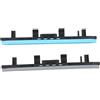 FUANA Striscia raschiante per Karcher FC BR Serie BR 30/4C 4.777-008, confezione da 2 lame in gomma per pulitore a vapore, kit di aspirapolvere blu e nero
