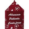 Russo Tessuti Porta Rotolo Alluminio Carta Forno Pellicola ORGANIZZER Cucina Cuori Paris Love-Bordeaux