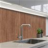 KitchenYeah© Paraschizzi Cucina Adesivo 60x100 cm Pannello Parete Paraspruzzi Rivestimento Legno - Ceppo - Modelli