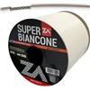 De Santis Cavetto cavo stendibiancheria in acciaio zincato 42 fili plastificato rivestito con speciale Pvc bianco anticorrosione Ø 5 mm per esterno Professional VENDITA A MISURA (25)