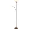 Lindby Lampada da terra (Moderno) colore Grigio, in Metallo ad es. Soggiorno & Sala pranzo lampada pavimento