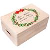 Creative Deco Scatola Regalo in Legno con Testo per Natale | Personalizzabile con il testo desiderato, idea regalo natalizia per donne, uomini e coppie, ideale anche come decorazione