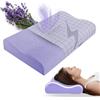 BELTALIA Cuscino Cervicale Per Dormire | Memory Foam Lavanda | Fodera Resistat | Dispositivo Medico Classe 1 Detraibile | Made in Italy (Lavanda Resistat, 70x41)