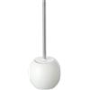 Mod'In Srl Portascopino in Ceramica E Acciaio Bianco Linea Oslo