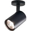 QICBYING Faretto Da Soffitto Ad Angolo Regolabile - Faretto Da Soffitto Girevole Per Interni 220V, Faretto Da Soffitto Super Intelligent Drive, Per Ristoranti Pittura Soggiorno Luce Monopunto(Warm Light,30W-Bl