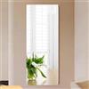 GLFLOW Specchi a figura intera, fai da te, adesivo da parete a specchio in PET 40 cm x 122 cm, autoadesivo, resistente agli urti, flessibile, per soggiorno, bagno, camera da letto, decorazione per la
